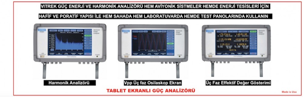 portatif enerji analizöürü, harmonik analizörü