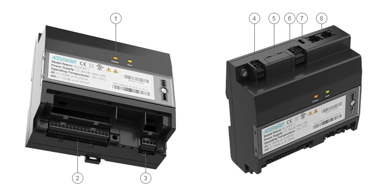 Modbus RTU 4-20mA 0-10V I/O modülü