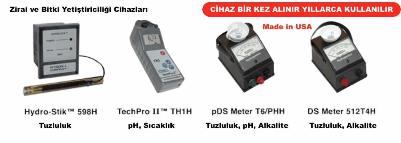 toprak ec ph tds metre